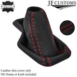 RED STITCH LEATHER GEAR GAITER FOR BMW Z3 95-02 AUTOMATIC CUSTOM NEW MADE IN UK