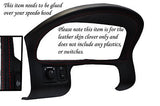 red stitching FITS MG MGF MGTF 95-05 GAUGE HOOD SPEEDO LEATHER COVER CUSTOM NEW
