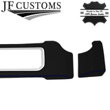 BLUE STITCH LEATHER 2X FRONT DASH TRIM COVERS FOR RANGE ROVER SPORT L494 13-21