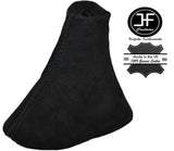 BLACK STITCH MANUAL BLACK PU SUEDE GEAR GAITER FOR CITROEN C2 2003-2009
