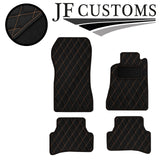 BEIGE DIAMOND VINYL 4X TAILORED FLOOR CARPETS FOR MERCEDES CLK W208 97-02  JF1