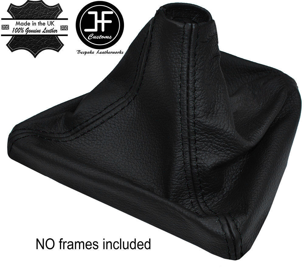 BLACK STITCH GENUINE LEATHER GEAR GAITER FOR BMW 5 SERIES E60 E61 2003-2007