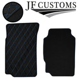 L BLUE DIAMOND STITCH VINYL 4X TAILORED FLOOR CARPETS FOR PEUGEOT 406 95-04 JF1