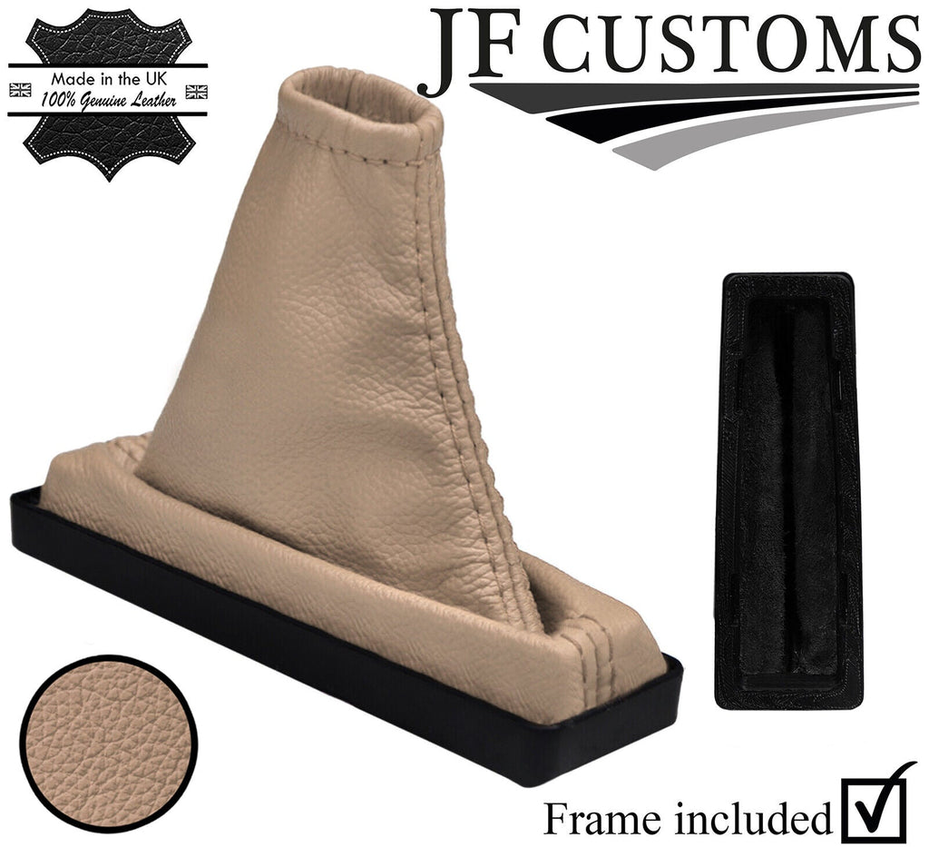 LIGHTSTONE ITALIAN LEATHER HANDBRAKE BOOT+FRAME FITS RANGE ROVER P38 95-02