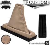 LIGHTSTONE ITALIAN LEATHER HANDBRAKE BOOT+FRAME FITS RANGE ROVER P38 95-02
