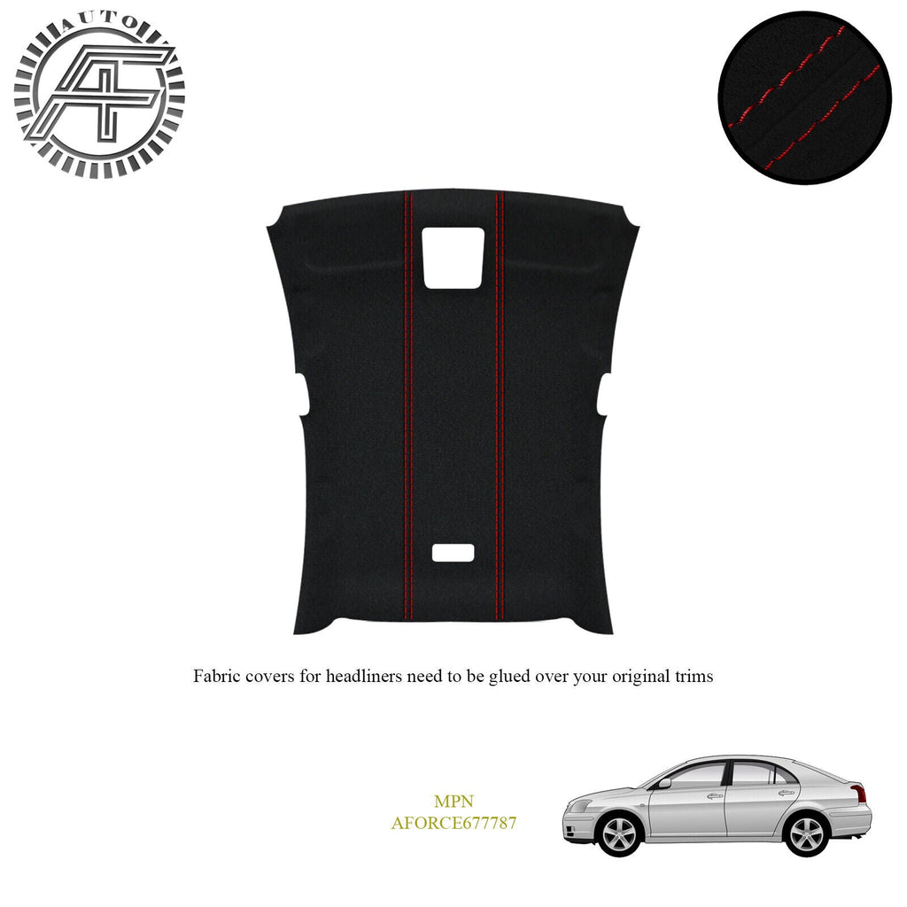 LUXE SUEDE HEADLINER COVER FITS TOYOTA AVENSIS MK3 4 DOOR SEDAN 2009-2018