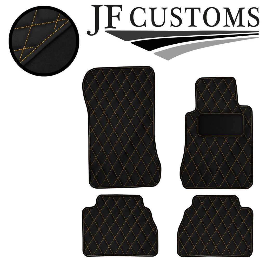 YELLOW DIAMOND VINYL 4XTAILORED FLOOR CARPET FOR MERCEDES E CLASS W211 02-05 JF1