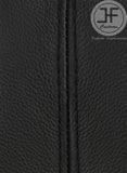 BLACK STITCH FOAM STYLE DASH DASHBOARD REAL LEATHER COVER FITS MG MGB CUSTOM NEW