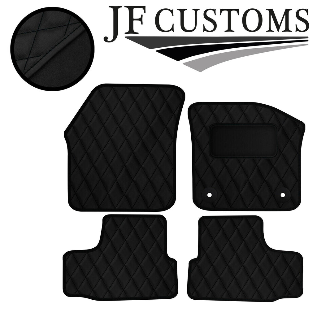 BLACK DIAMOND STITCH VINYL 4X TAILORED FLOOR CARPET FOR SEAT MII 11-21 JF1