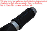 blue stitch FITS BMW MINI ONE COOPER S R56 07+ LEATHER HANDBRAKE HANDLE COVER