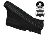 WHITE  STITCH LEATHER HANDBRAKE GAITER FOR VAUXHALL OPEL CORSA C MK2 COMBO 00-06