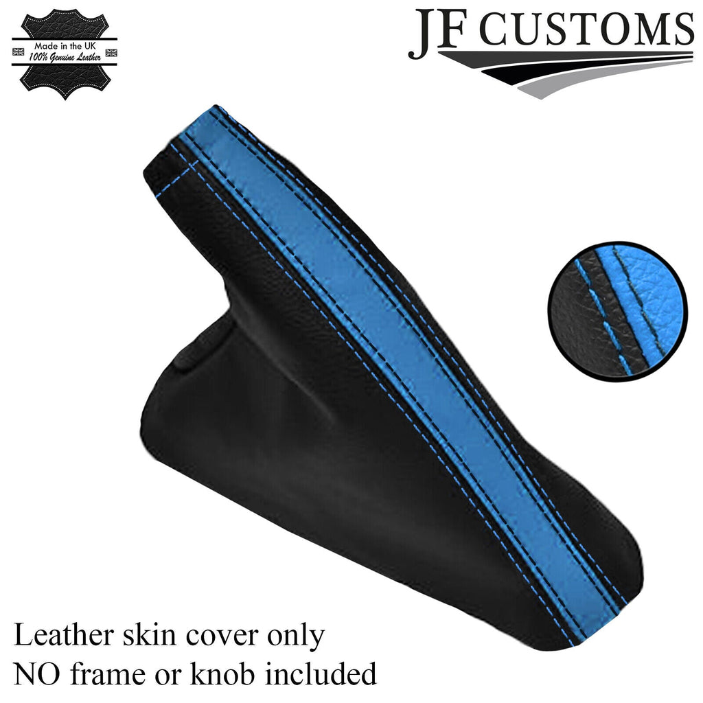 BLACK BLUE FITS FORD FG FLACON XR6 , XR8 , FPV , 08+ LEATHER HANDBRAKE BOOT