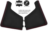 RED STITCH 2X CONSOLE SIDE TRIM LEATHER COVER FOR PORSCHE BOXSTER 987 STYLE2