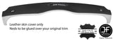 BLACK & WHITE TOP DASHBOARD LEATHER COVER FOR BMW MINI R50 R53 01-06 STYLE 2