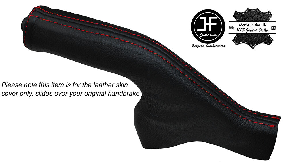 RED STITCHING LEATHER HANDBRAKE GAITER FITS TOYOTA LANDCRUISER AMAZON 00-07