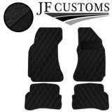 GREY DIAMOND STITCH VINYL 4XTAILORED FLOOR CARPET FOR VW PASSAT B5 00-05 JF1