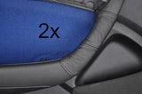 black stitch FITS HONDA INTEGRA TYPE R DC5 ACURA RSX 2X DOOR HANDLE COVERS 01-07