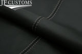 BLACK & GREY CENTER CONSOLE ARMREST LID LEATHER COVER FITS HUMMER H2 03-07