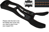 ORANGE STITCH CENTER CONSOLE SKIN COVER FITS ALFA ROMEO GTV SPIDER 916 PHASE 2