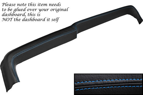 BLUE STITCH FITS FORD CORTINA MK3 MK4 MK5 TOP DASH DASHBOARD LEATHER COVER