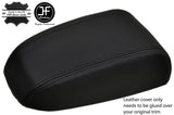 BLACK STITCHING REAL LEATHER ARMREST LID COVER FITS KIA CERATO CUSTOM NEW
