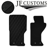 GREY DIAMOND VINYL 2X TAILORED FLOOR CARPETS FOR MAZDA MX5 MK4 15-18 JF1