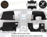ORANGE STITCH 4 PIECE DASH KIT TRIM LEATHER COVERS FOR NISSAN 350Z 33Z 03-09