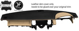 BLACK & CREAM TOP DASH DASHBOARD REAL LEATHER COVER FOR RANGE ROVER SPORT 05-09