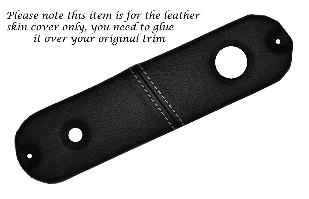 WHITE STITCH CENTRE DASH TRIM SKIN COVER FITS LAND ROVER DEFENDER 90 110 83-06