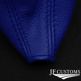 FITS TOYOTA MR2 MK1 AW11 85-89 ROYAL BLUE LEATHER GEAR GAITER CUSTOM NEW