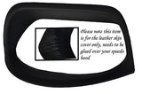 BLACK STITCH FITS HONDA CIVIC & CIVIC TYPE R 01-05 GAUGE HOOD SPEEDO LTHR COVER