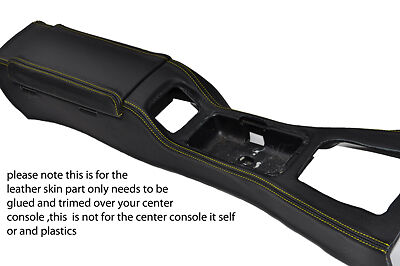 yellow stitch FITS MAZDA MX5 MK1 89-97 CENTRE CONSOLE & ARMREST COVERS ONLY