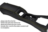 yellow stitch FITS MAZDA MX5 MK1 89-97 CENTRE CONSOLE & ARMREST COVERS ONLY