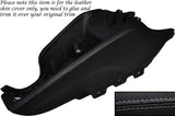 GREY STITCHING CENTER CONSOLE LEATHER SKIN COVER FITS AUDI TT MK2 2006-2014