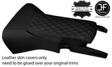 BLACK DIAMOND STICH CENTRE CONSOLE+ARMREST LEATHER COVERS FOR CORVETTE C6 05-13