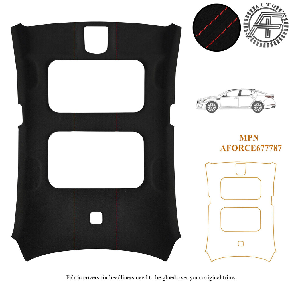 LUXE SUEDE HEADLINER WITH SUNROOF FITS KIA OPTIMA MK3 10-15 CUSTOM NEW