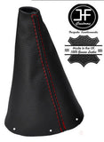 RED STITCHING MANUAL REAL LEATHER GEAR GAITER FITS CITROEN C4 2004-2010