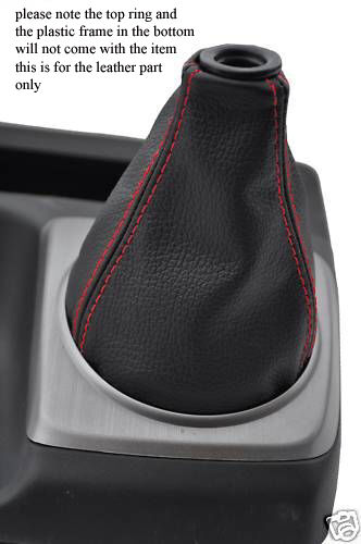 RED STITCH GEAR GAITER FITS HONDA CIVIC MK8 2006-2011COUPE SALOON SI FA FD FG