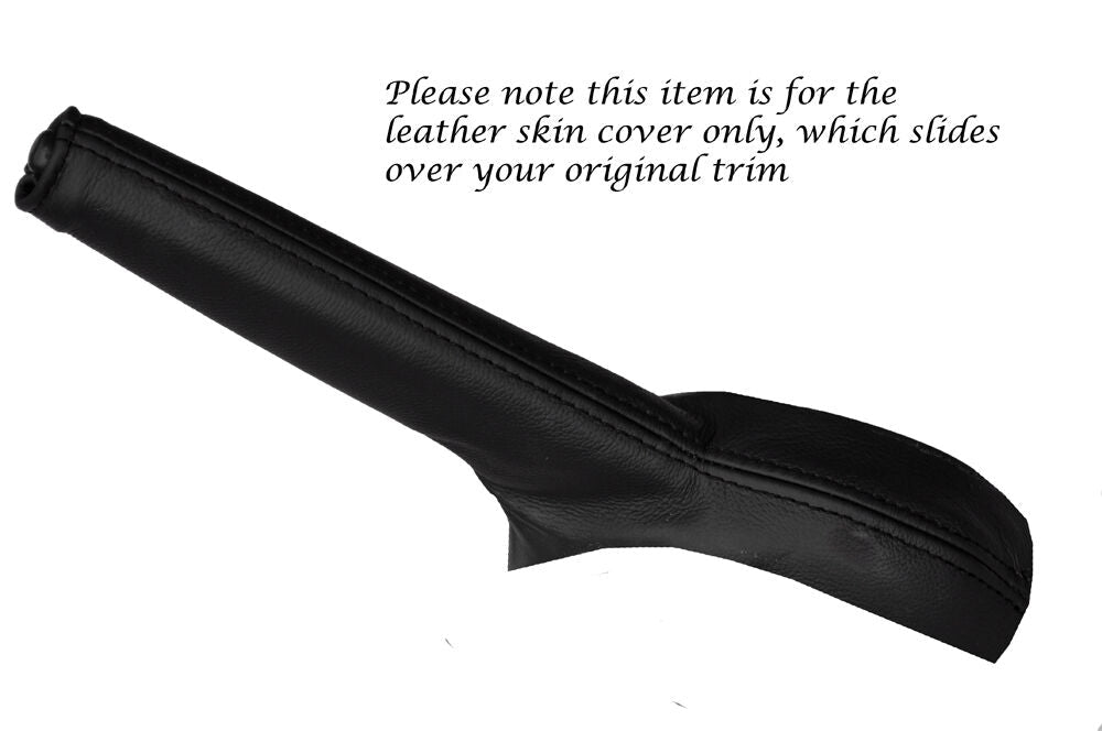 BLACK STITCHING LEATHER HANDBRAKE GAITER FITS NISSAN NV200 2010-2014 CUSTOM NEW