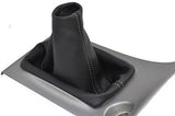 grey stitch FITS TOYOTA COROLLA 2ZZ-GE T-SPORT LEATHER GEAR GAITER CUSTOM NEW