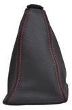 FITS HUMBER SCEPTRE 2 LEATHER GEAR GAITER  RED STITCH CUSTOM NEW MADE IN UK