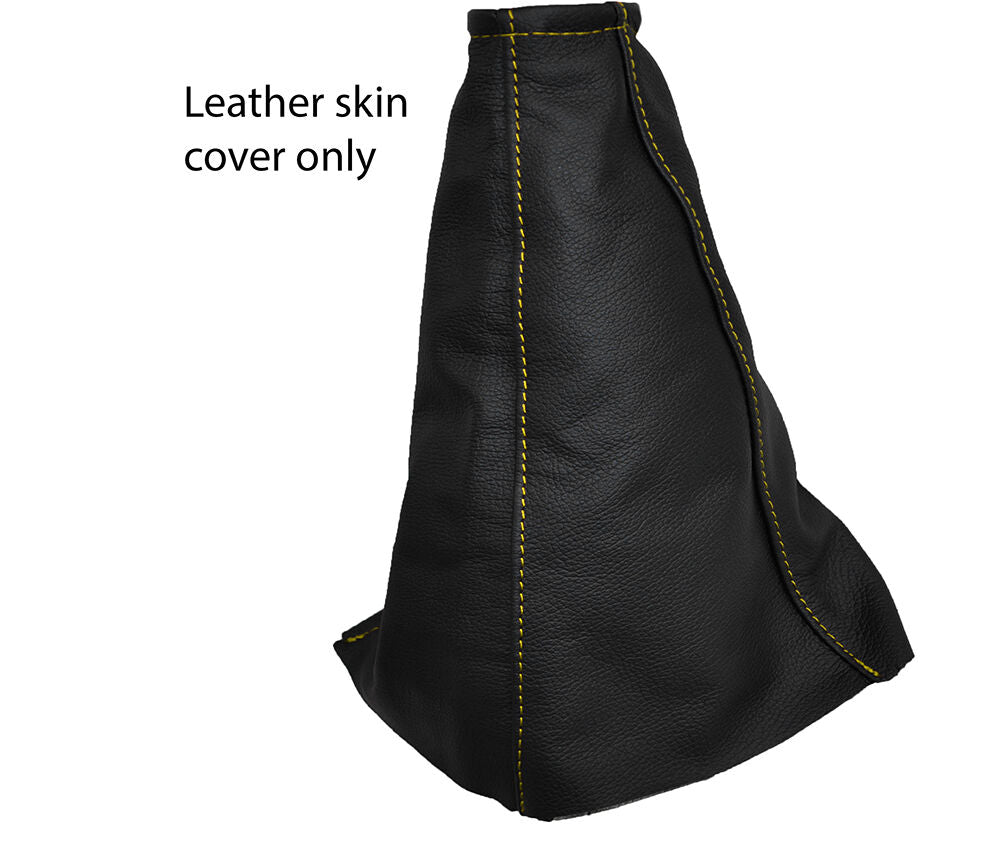 YELLOW STICH GEAR GAITER FITS FORD TRANSIT MK5 94-00 CAMPERVAN VINYL REPLACEMENT
