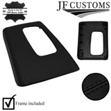 BLACK STITCH LEATHER AUTO GEAR SURROUND COVER + FRAME FOR JEEP CHEROKEE KJ 02-07