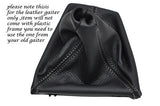GREY STITCHING FITS BMW 3 SERIES F30 F31 2012+ LEATHER GEAR GAITER CUSTOM NEW