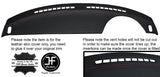 RED STITCH TOP DASH DASHBOARD LEATHER COVER FITS MAZDA MX5 MK1 NA MIATA 89-97