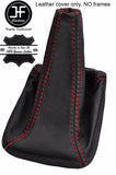 RED STITCH REAL LEATHER MANUAL GEAR GAITER FITS SUBARU FORESTER 1997-2002