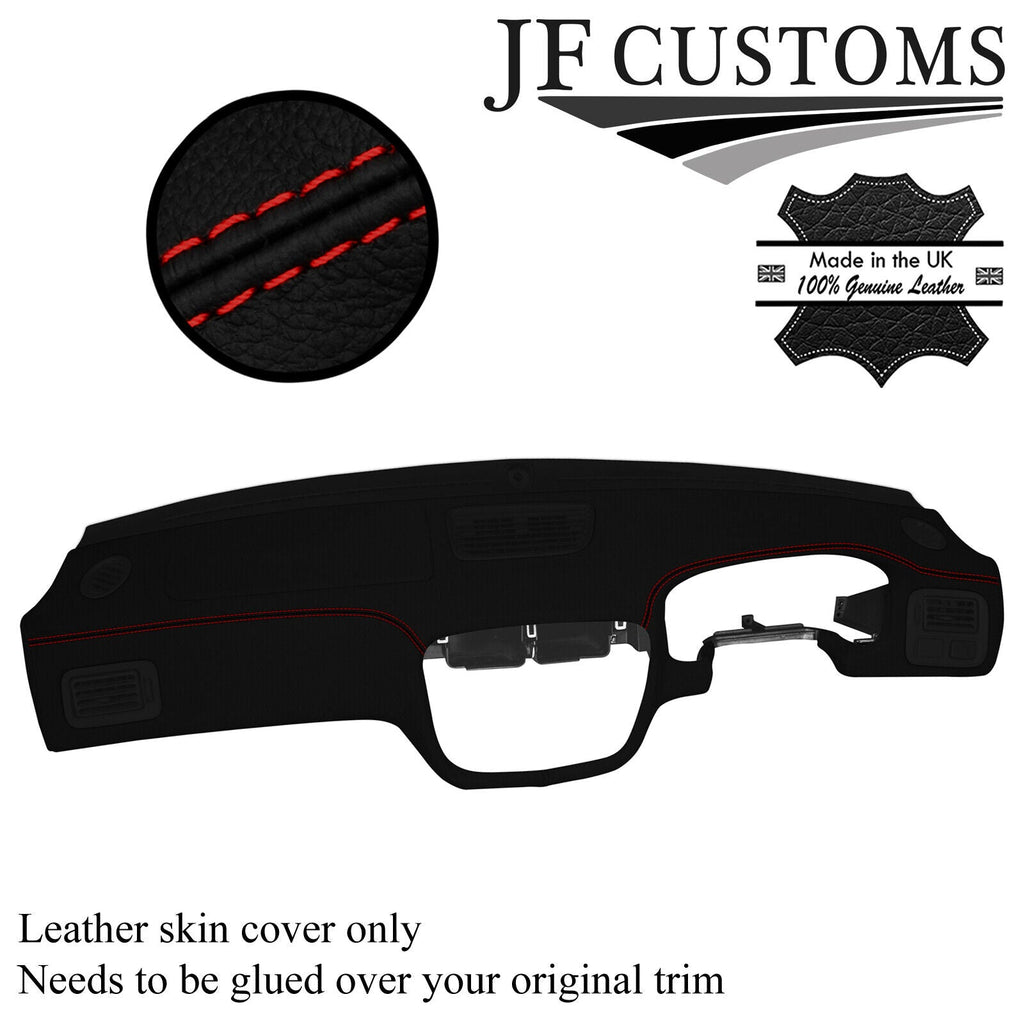D RED STITCH ITALIAN LEATHER DASHBOARD COVER FOR HONDA CIVIC MK6 EK4 EK9 96-00