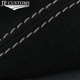 LIGHT GREY STITCH SUEDE GEAR GAITER FITS VAUXHALL OPEL VX220 SPEEDSTER 00-07