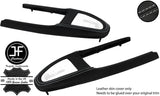 GREY STITCH AUTO GEAR SURROUND LEATHER COVER FOR PORSCHE 987 BOXSTER CAYMAN