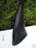 FITS PEUGEOT  307 BLACK LEATHER HANDBRAKE GAITER NEW CUSTOM NEW MADE IN UK